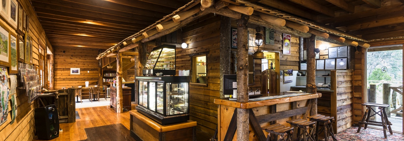 Lodge hospitality with tasty mountain meals. image